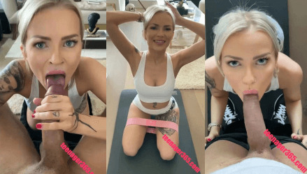 Layna Boo Sucking Trainer Cock Snapchat Video Leaked