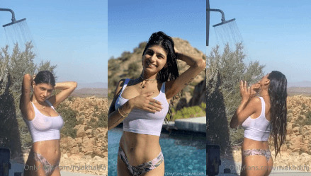 Mia Khalifa $100 Boobs See Through Video Leaked