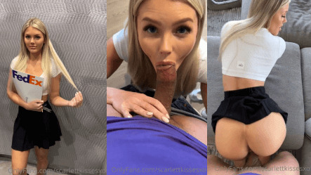 ScarlettKissesXO Fedex Sextape PPV Video Leaked