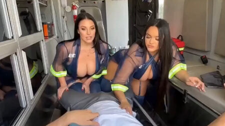 Angela White Porno Threesome with Alexas Morgan Emergency Mouth To South Resuscitation Porn Video Leaks