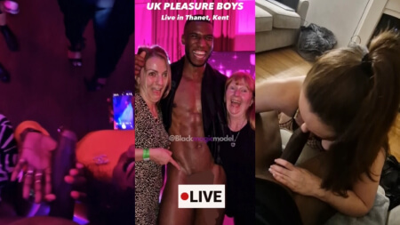 Blackmagicmodel with UK Pleasure Boys Show in Thanet Kent British BBC Porn Video Leaks