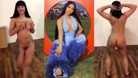 Cardi B Full Naked Body Show Teasing Video Leaks