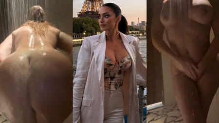 Emilie Nefnaf MILF Big Tits Shower Bikini Strip Nude Video Leaks