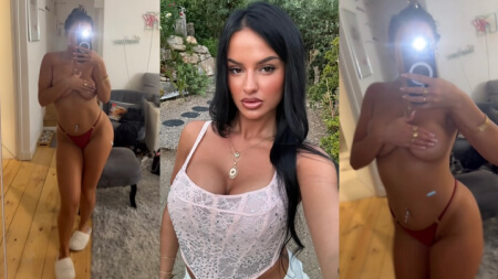 Julie Bacha Onlyfans Topless in front of Mirror Nude Video Leaks
