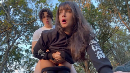 Lauren Walker BG Outdoor Sextape with Gattouz0 Porn Video Leaks