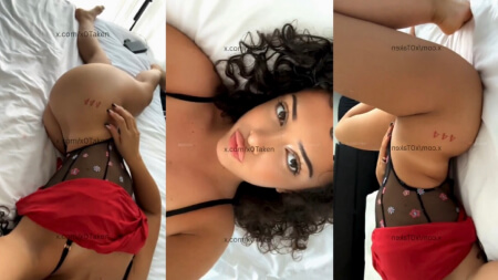 Melimtx Big Ass Baddie Teasing on Bed Nude Video Leaks