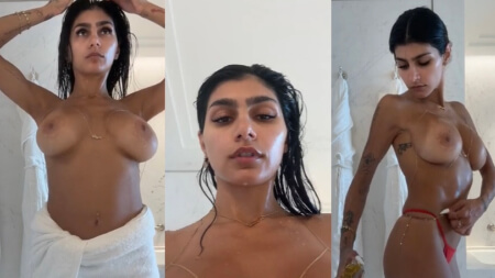 Mia Khalifa Post Shower Morning Routine Big Tits Nude Porn Video Leaks
