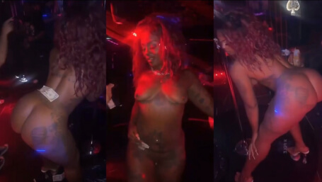 Nosila Nude Show in a Nightclub Bigass Ebony Porn Video Leaks