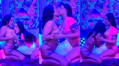 Rosalie Lessard GG Fluo Room with Marie-Jo Lebrun Nude Video Leaks