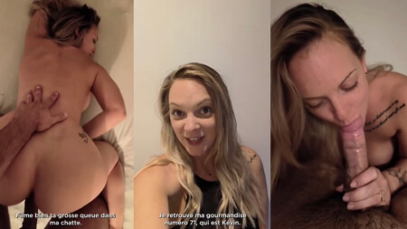 Tiffany Leiddi Gourmandise N71 Kevin from Saint-Brieuc (22) Sextape Video Leaks